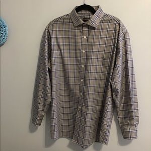 ⭐️ EUC Tasso Elba Regular Fit Non-Iron Sz 17⭐️